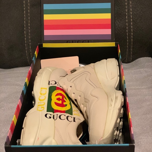 Gucci Rython sneakers 7 used - Picture 8 of 9